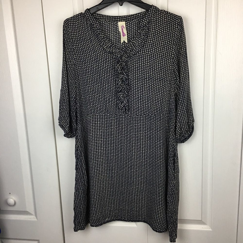 Emmelee Ruffle Front Dress/Tunic